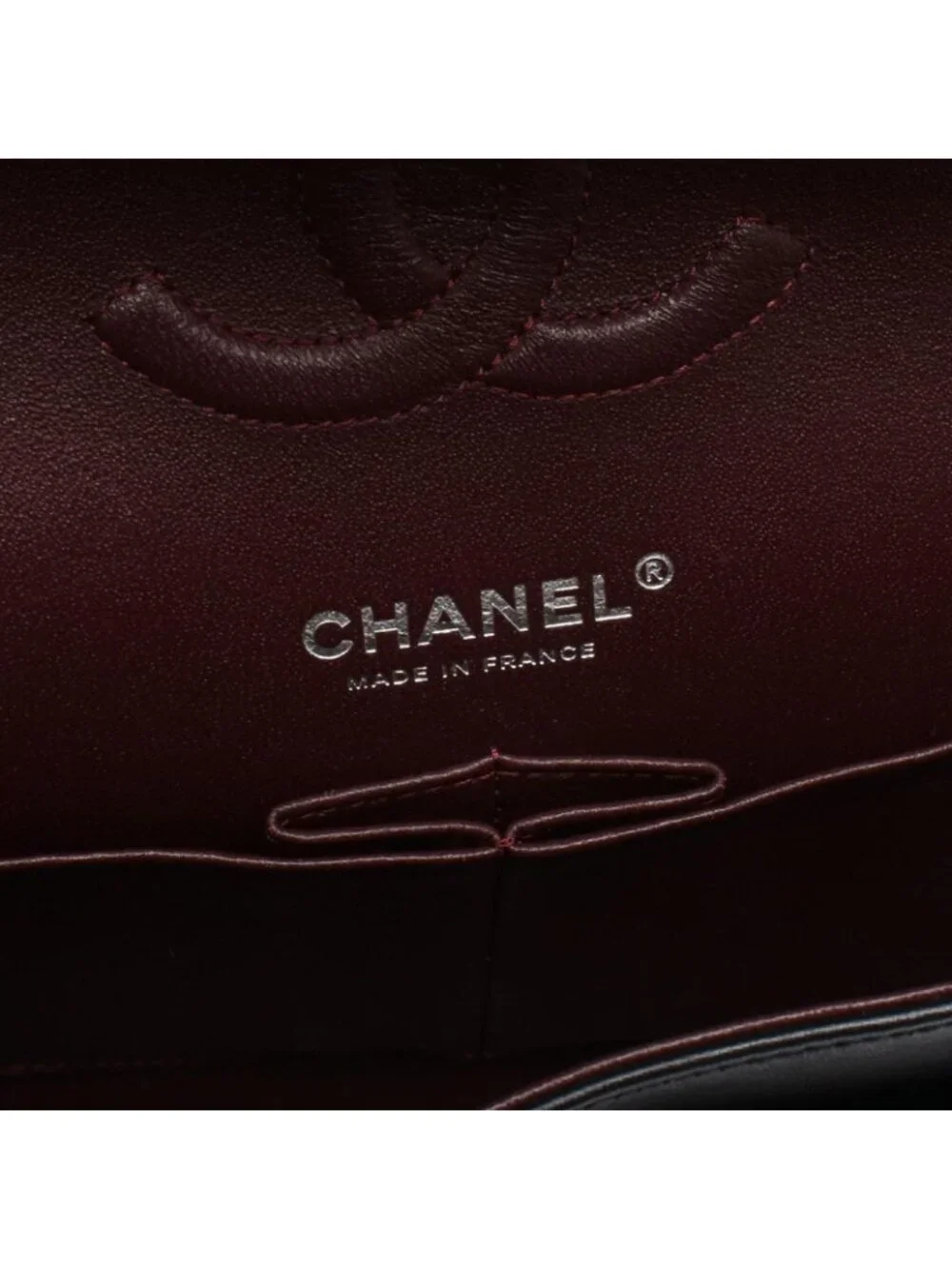 Chanel Shoulder Bag Quilted Double Flap Black Lambskin Chain